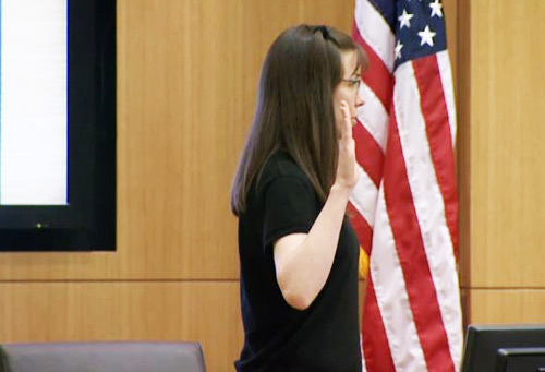 Jodi Arias Testifies In Court Jan 04 2013 Photo WildAboutTrial