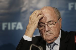 FIFA President Sepp Blatter. (AP Photo/Christophe Ena, File)